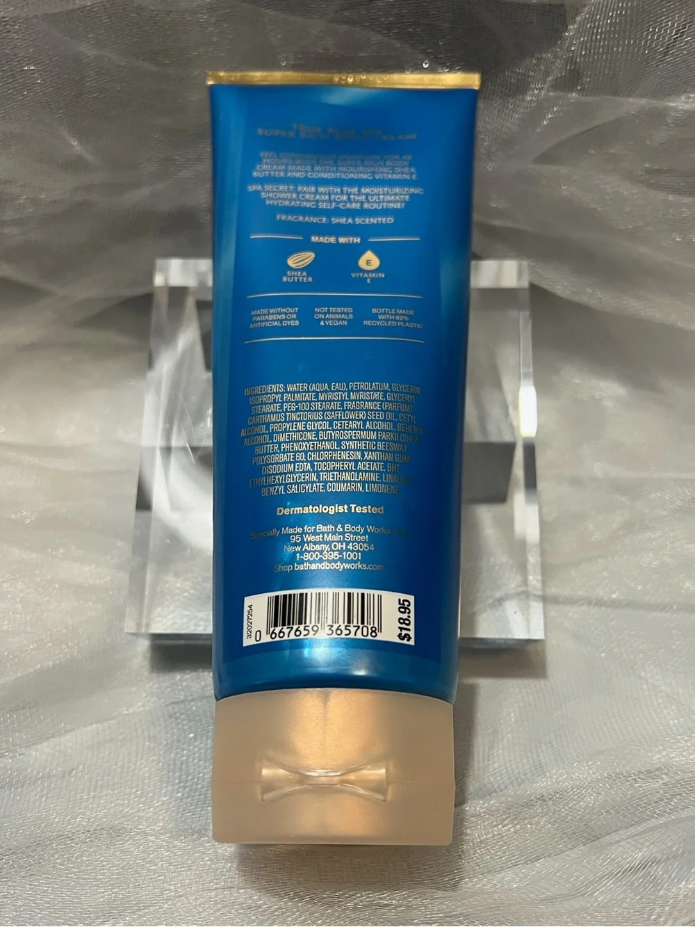 Set of 3 Bath & Body Works True Blue Super Rich Body Cream Foot Scrub (FL1088)